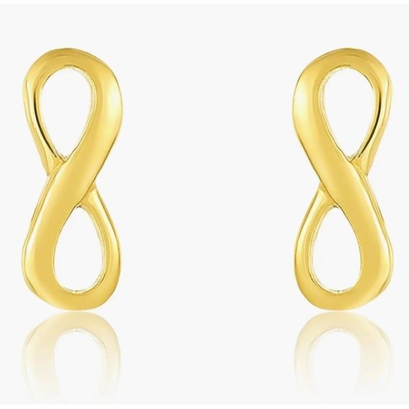 Sterling Forever 14K Gold Sterling Silver Earrings Set of 3 - BRAND NEW - Picture 4 of 6